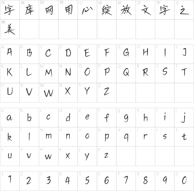 字語逸風手書