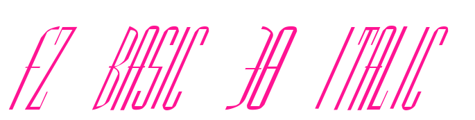 FZ BASIC 38 ITALIC