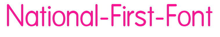 National-First-Font