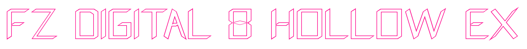 FZ DIGITAL 8 HOLLOW EX預覽圖片