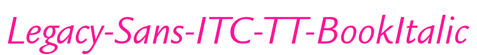 Legacy-Sans-ITC-TT-BookItalic預覽圖片