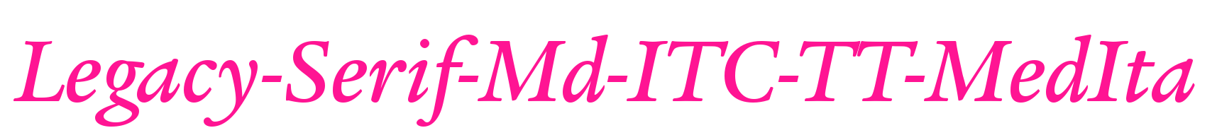 Legacy-Serif-Md-ITC-TT-MedIta預(yù)覽圖片