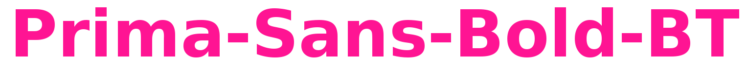 Prima-Sans-Bold-BT預覽圖片