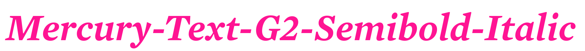 Mercury-Text-G2-Semibold-Italic預覽圖片