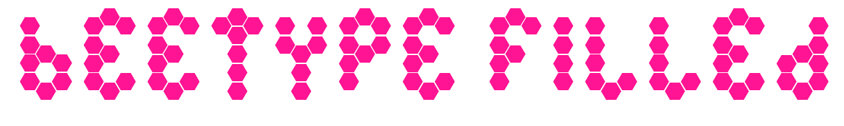Beetype Filled預覽圖片