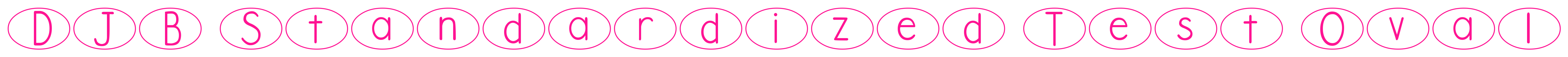 DJB Standardized Test Oval預(yù)覽圖片