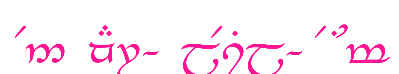 Tengwar-Elesil-Medium預覽圖片