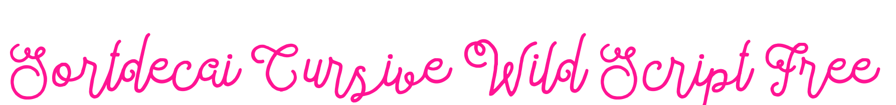 Sortdecai Cursive Wild Script Fr預覽圖片