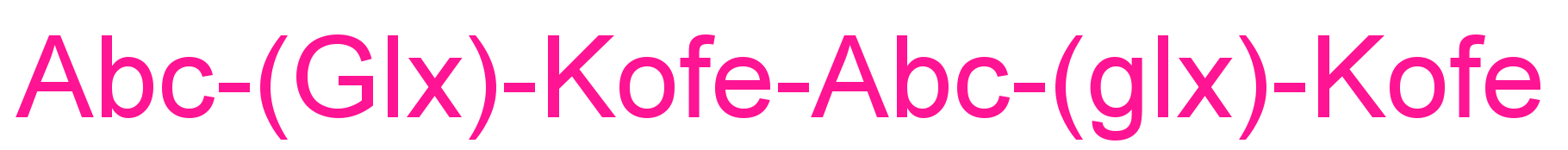 Abc-(Glx)-Kofe-Abc-(glx)-Kofe