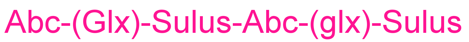 Abc-(Glx)-Sulus-Abc-(glx)-Sulus