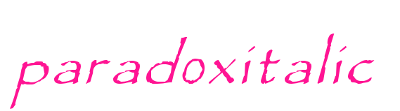 paradoxitalic